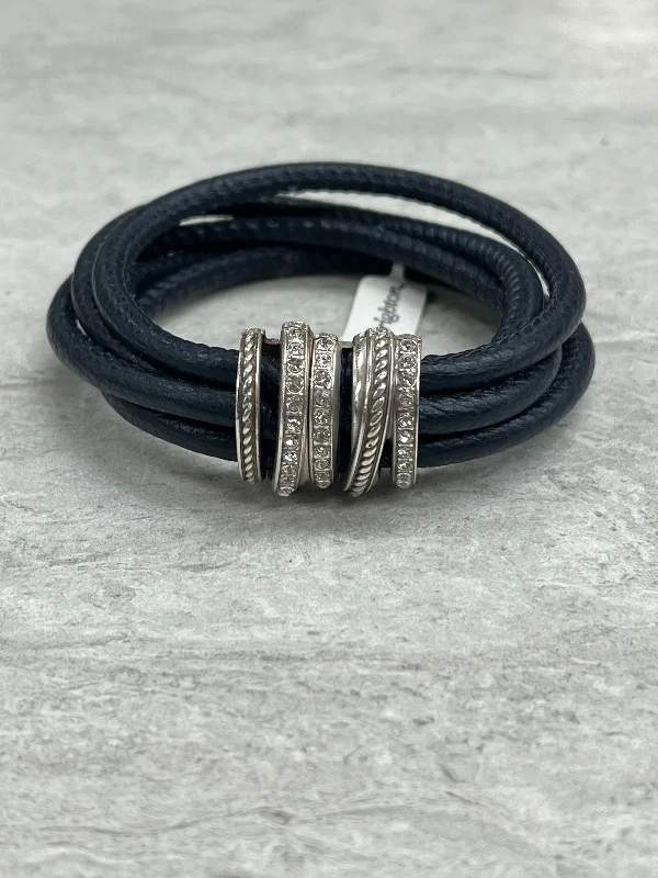 multi-strand leather bracelet for men-Bracelet Cuff Brighton