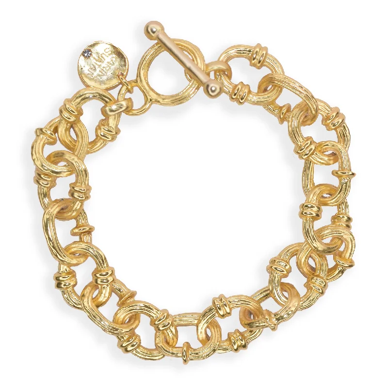 natural crystal bracelet for women-Chunky Chain Bracelet