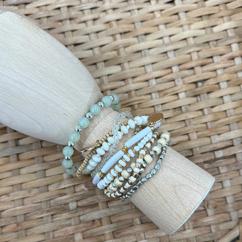 handmade adjustable charm bangle-India Stretch Bracelet