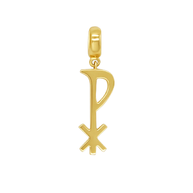 gemstone bar pendant necklace-CHRISTOGRAM - PENDANT - GOLD