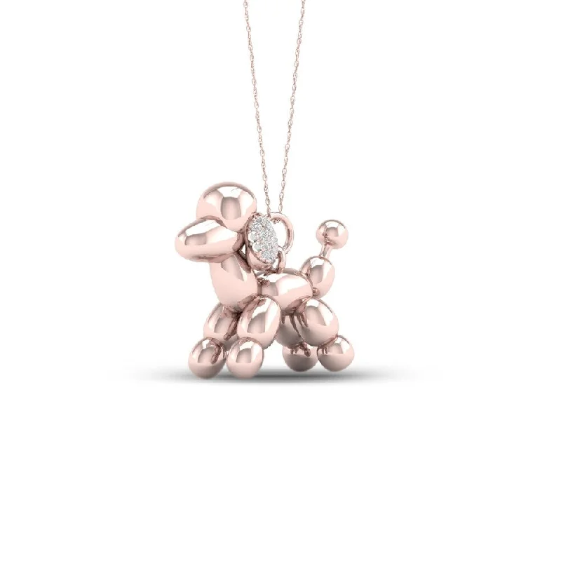 Rose Gold Plated Poodle