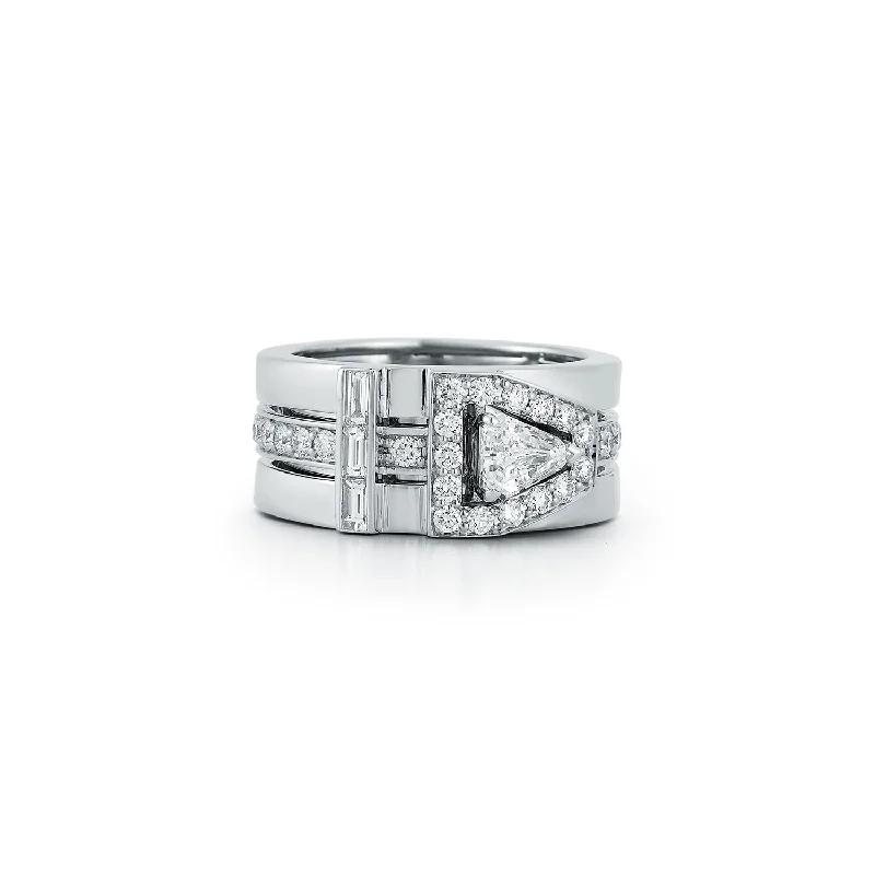 18K White Gold