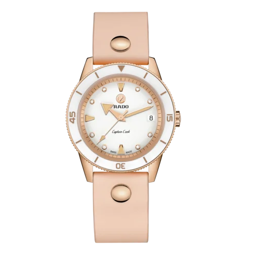 men’s watches with multi-functional features and stylish design-Rado  Captain Cook Marina Hoermanseder Women Leather Watch R32139708