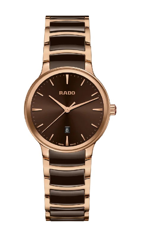 watches for men with waterproof and shock-resistant designs-RADO Centrix Watch for Women R30024302