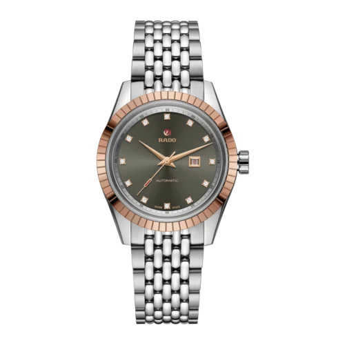 best watches for travel with time zone features-RADO HyperChrome Classic Automatic Diamonds Watch for Women R33102703