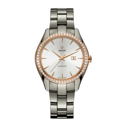 eco-friendly watches with sustainable materials-RADO  HyperChrome Automatic Watch for Women R32052012