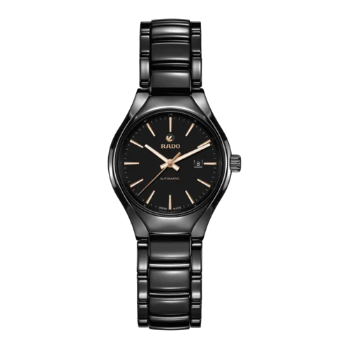 solar-powered sport watches for men with activity tracking features-RADO True Round Automatic Women R27242162