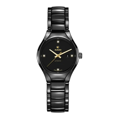 hybrid watches for women with advanced activity tracking and elegant design-RADO True Round Automatic Women R27242712