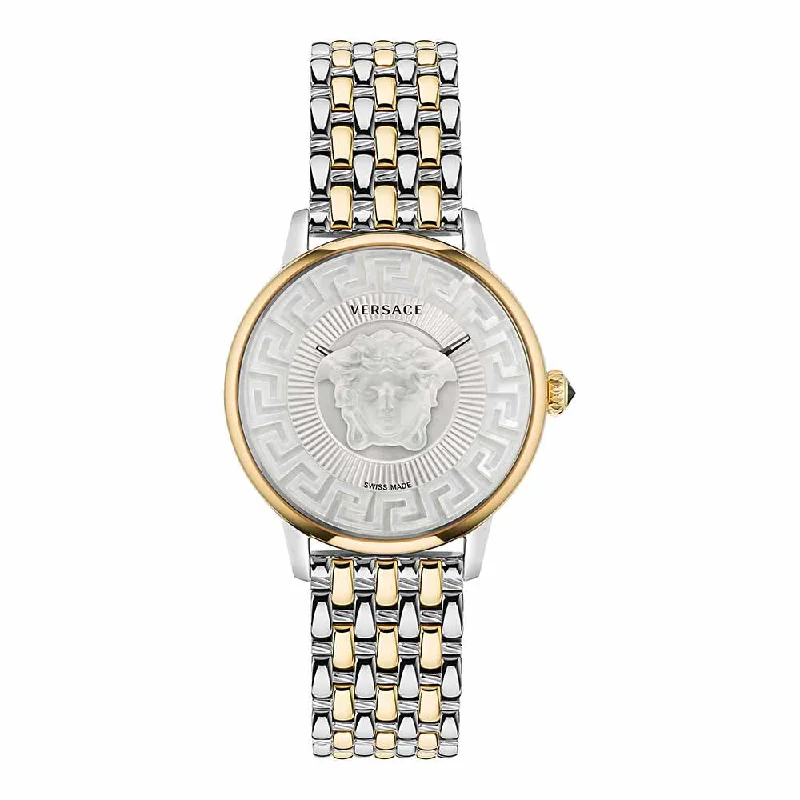 watches for men with digital and analog displays for versatility-VERSACE Women Justin - VE6F00423