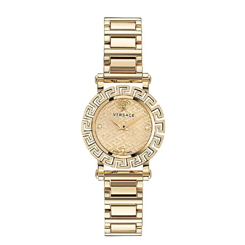 solar-powered watches with simple design for everyday wear-VERSACE Women Logan - VE2Q00422