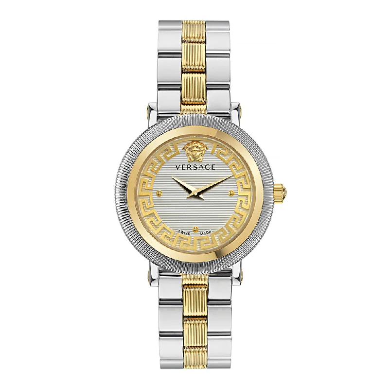 hybrid watches with traditional look and smart features for fitness-VERSACE Women Ryder - VE7F00423