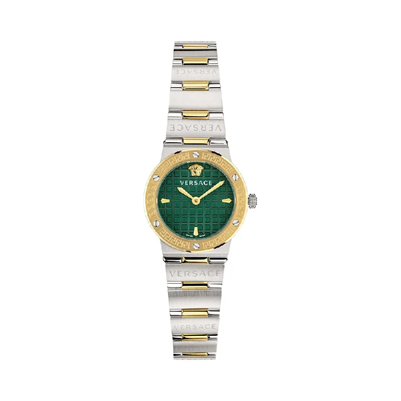 eco-friendly watches with sustainable materials-Versace Women's Greca Logo VEZ100721 Watches