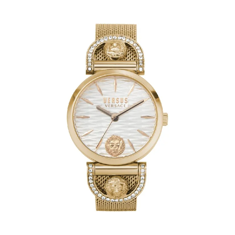 stylish women’s watches with bold faces and unique designs-Versus Womens ISEO Rose Gold Dial Analogue Watch - VSPVP0720