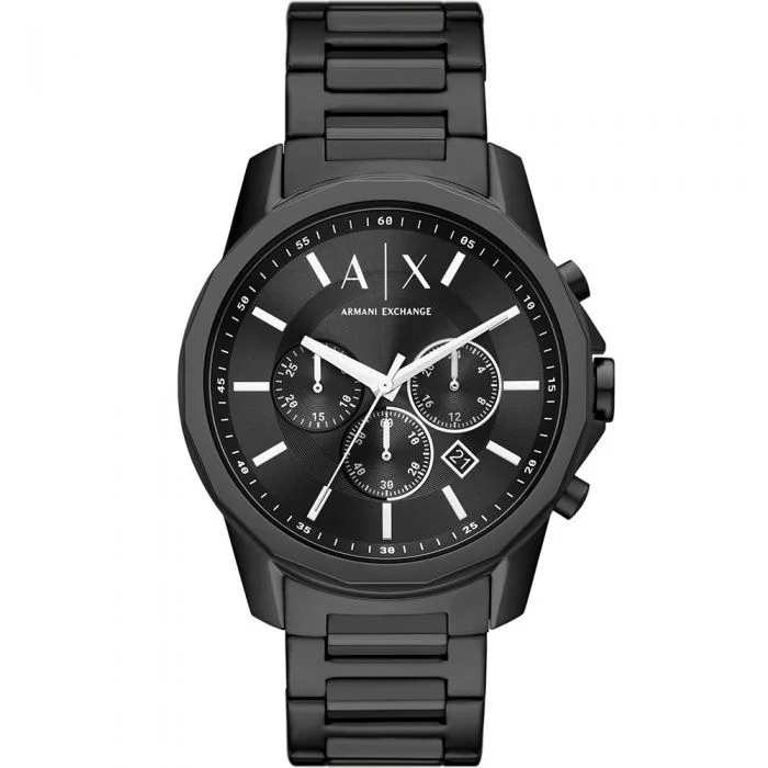 fitness watches for men with heart rate monitoring and workout modes-Armani Exchange AX1722 Banks Chronograph