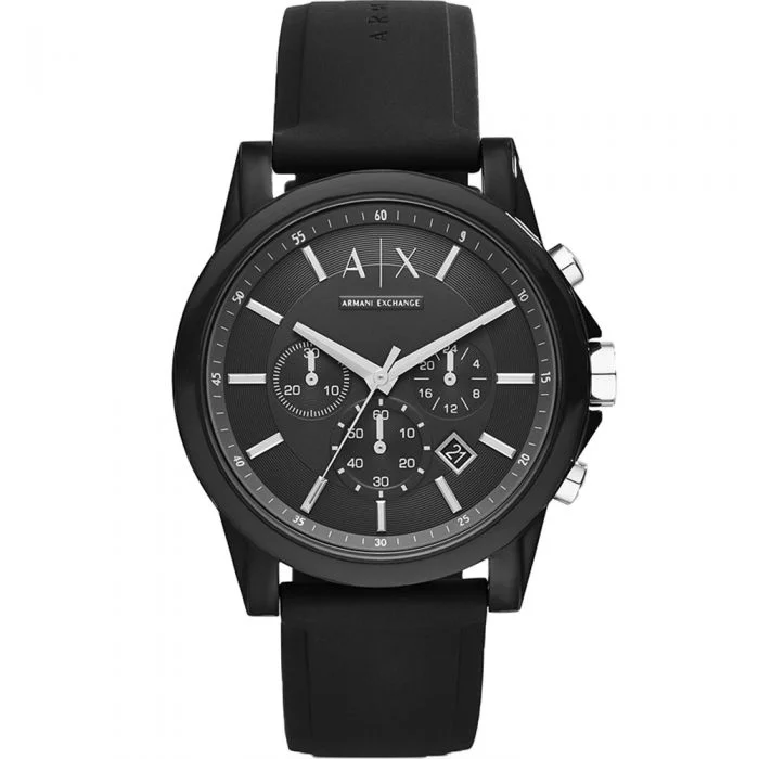 watches for men with leather straps and chronograph functions-Armani Exchange Outerbanks AX1326 Chronograph