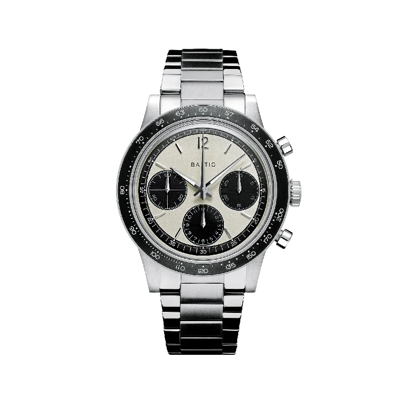 luxury men’s watches with mechanical movement-Baltic Tricompax Panda