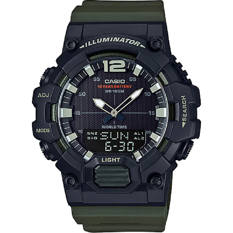 luxury watches with automatic movement and sleek design-Casio HDC700-3A