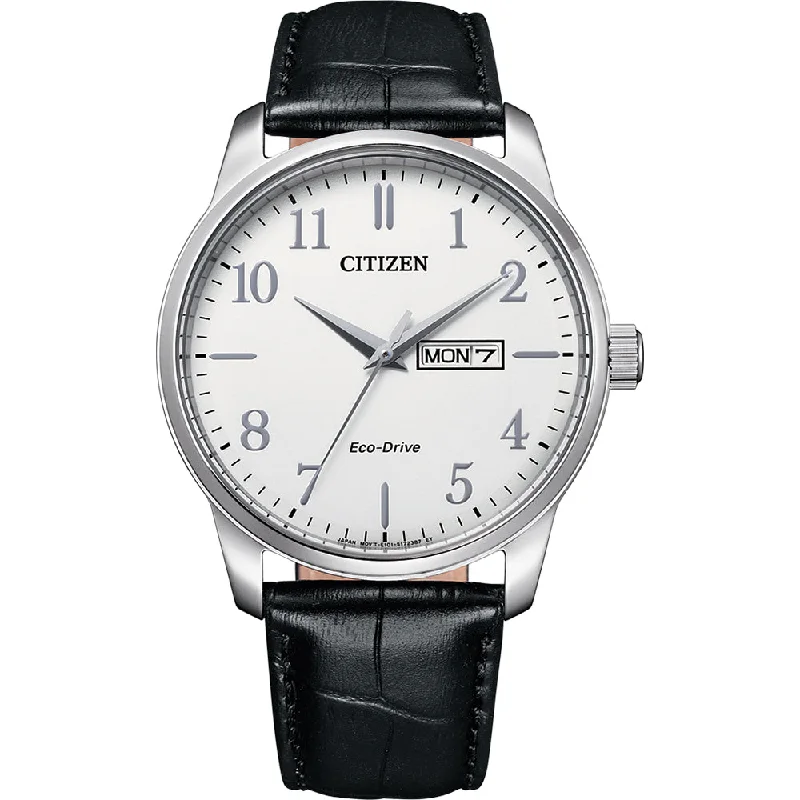 waterproof sport watches for men with built-in pedometer and timer-Citizen Eco-Drive BM8550-14A