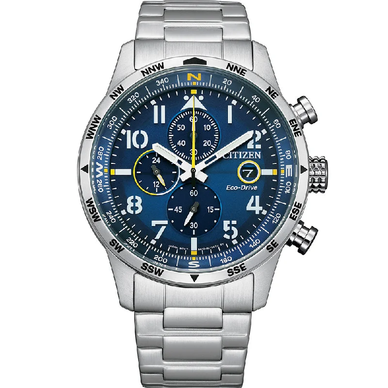 men’s watches with rugged designs for outdoor and tactical use-Citizen Eco-Drive CA0790-83L Chronograph