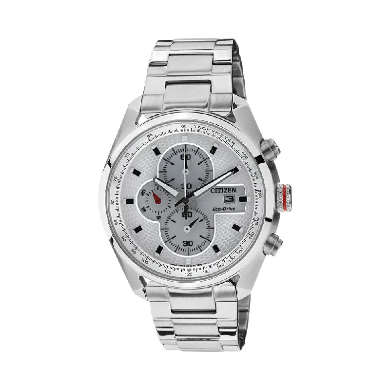 best watches for travel with time zone features-Citizen Eco-Drive Chronograph Men's Watch - CA0360-58A