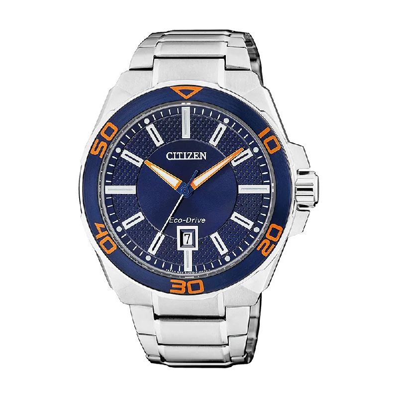 fitness watches for men with blood pressure and oxygen monitoring-Citizen Eco-Drive Men's Watch - AW1191-51L