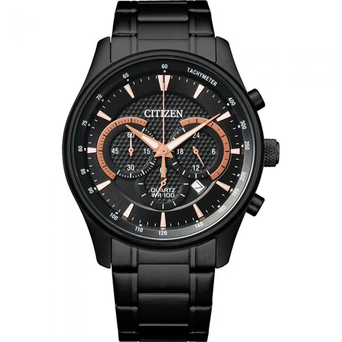 hybrid smartwatches for active users with analog and digital functionality-Citizen Quartz AN8195-58E Chronograph