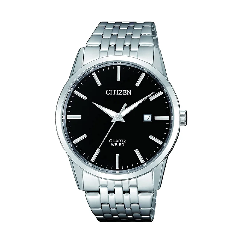 luxury watches with automatic movement and premium materials-CITIZEN Quartz Analog Black Dial Men's Watch-BI5000-87E