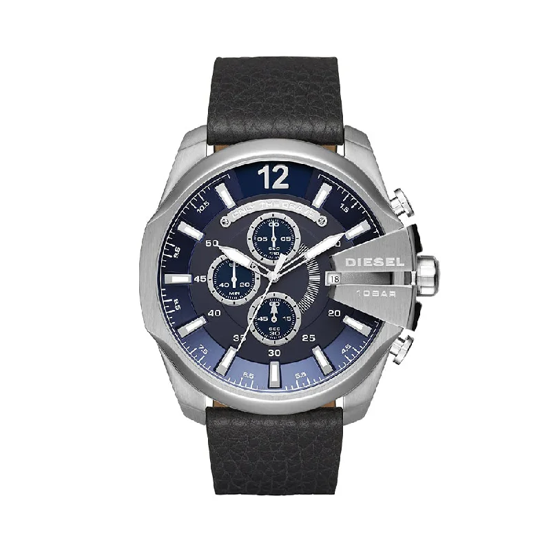 luxury men’s watches with precision quartz movement and steel band-Diesel Analog Blue Dial Men's Watch-DZ4423