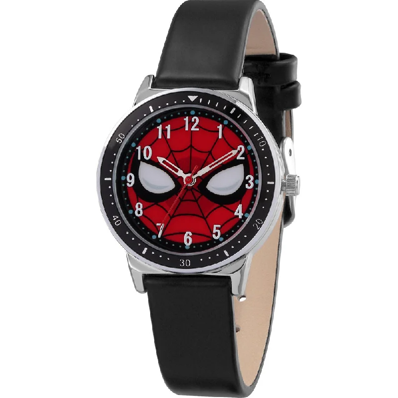 women’s watches with minimalist face and leather strap-Disney MW001 Marvel Spider-Man