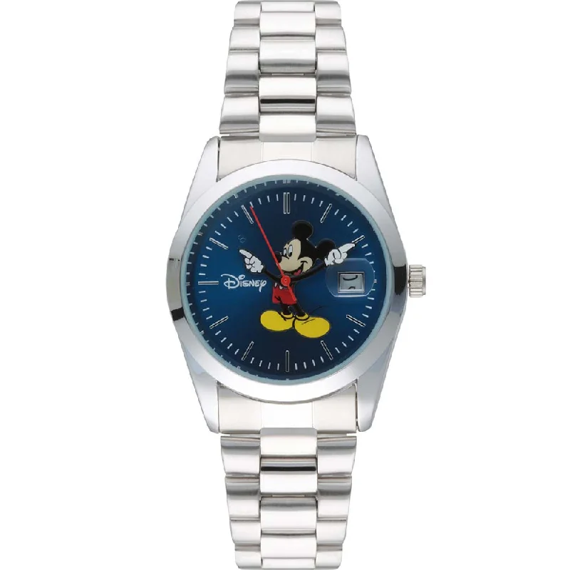 watches with leather straps and classic design for men-DISNEY TA45702 Mickey Mouse Watch