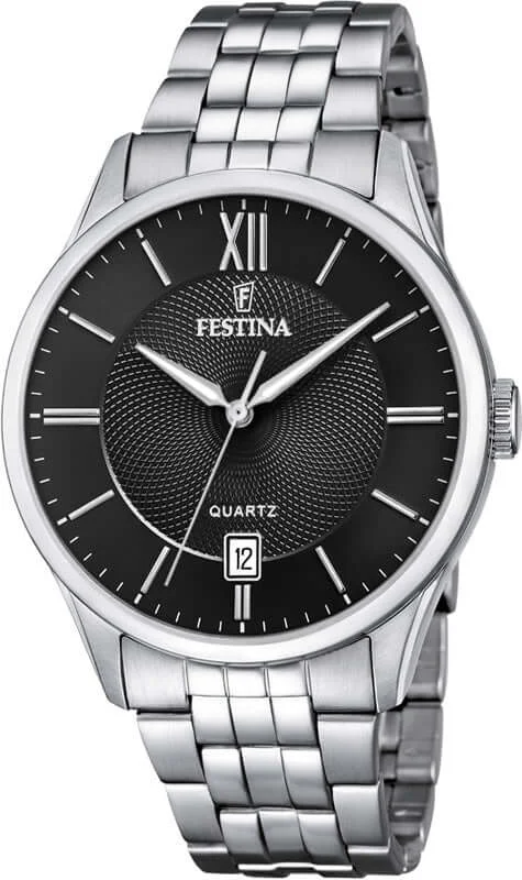 men’s smartwatches with heart rate monitoring and sleep tracking-Festina Classics Stainless Steel Analog Mens Watch I Model F20425/3 Quartz Movement