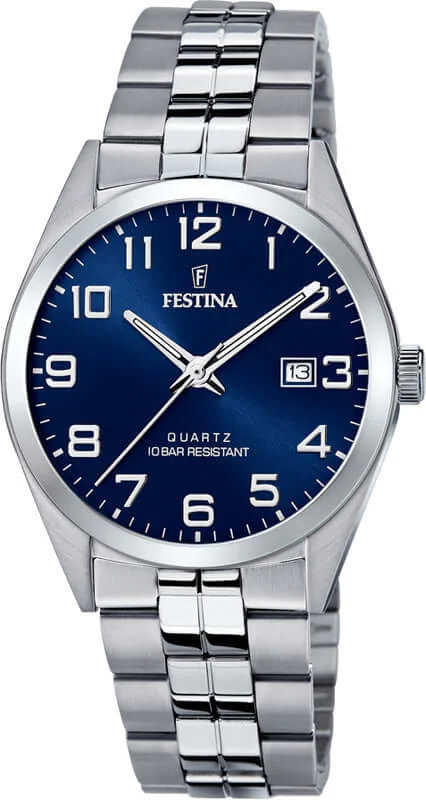 watches for men with classic look and durable, high-performance design-Festina Classics Stainless Steel Analog Ladies Watch I Model F20437/3 Quartz Movement