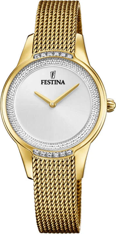 men’s watches with multi-layered dials and precision timing features-Festina Mademoiselle Stainless Steel Analog Ladies Watch I Model F20495/1 Quartz Movement