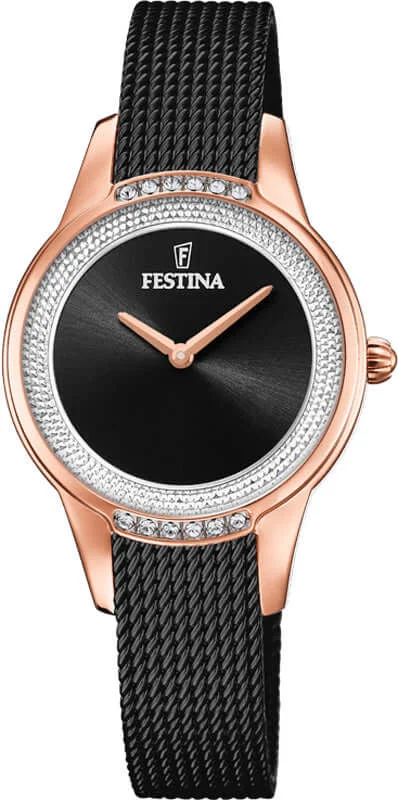 smartwatches with fitness and wellness apps for daily use-Festina Mademoiselle Stainless Steel Analog Ladies Watch I Model F20496/2 Quartz Movement