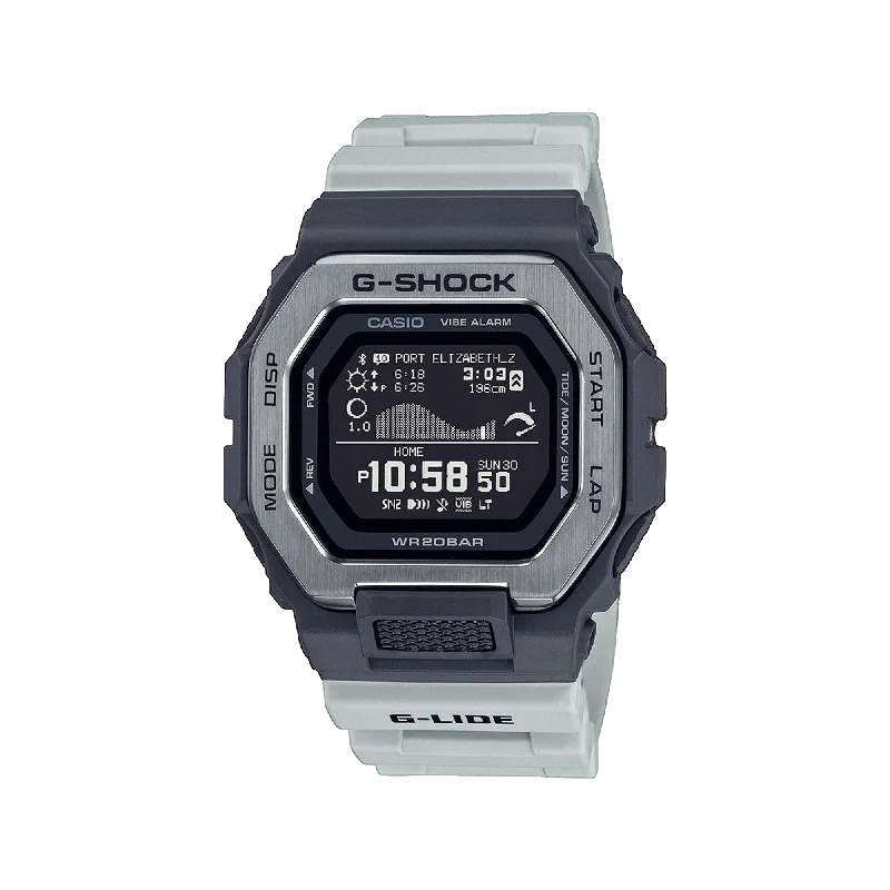 hybrid smartwatches with integrated heart rate monitor and analog face-G-SHOCK GBX100-8DR