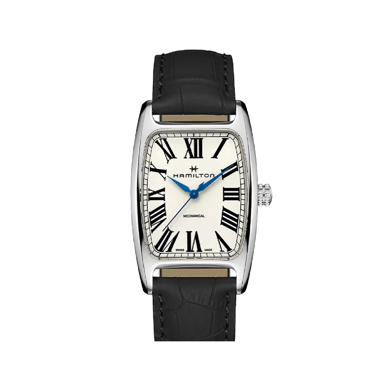 luxury watches with sapphire crystal and polished cases-Hamilton American Classic Boulton Mechanical