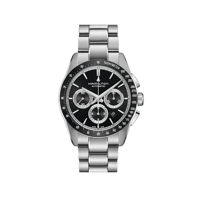 titanium watches for men with lightweight and durable construction-Hamilton Jazzmaster Performer Auto Chrono 42mm