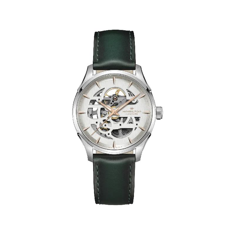 hybrid watches for women with advanced activity tracking and elegant design-Hamilton Jazzmaster Skeleton Auto