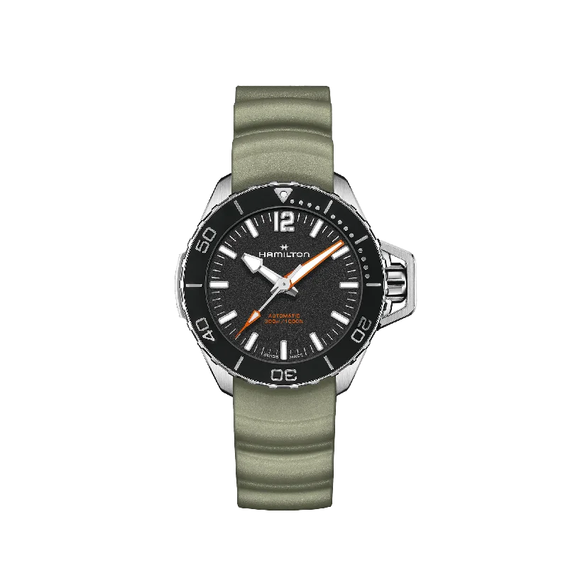 stylish watches for men with modern design and durable build-Hamilton Khaki Navy Frogman Auto