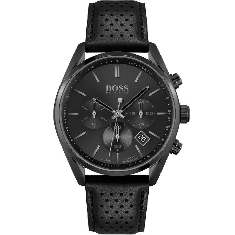 hybrid smartwatches for fitness and lifestyle needs-Hugo Boss Champion 1513880 Chronograph