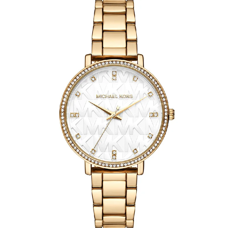 solar-powered outdoor watches with durability and long battery life-Michael Kors MK4666 Pyper