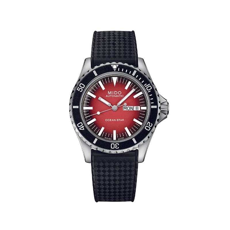 fitness watches with blood oxygen sensor for health monitoring-Mido Ocean Star Tribute