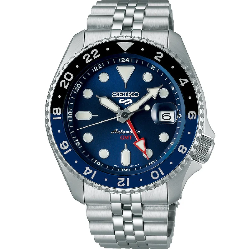 sport watches with GPS tracking and activity monitoring-Seiko 5 SSK003K Automatic GMT 'SKX Series'