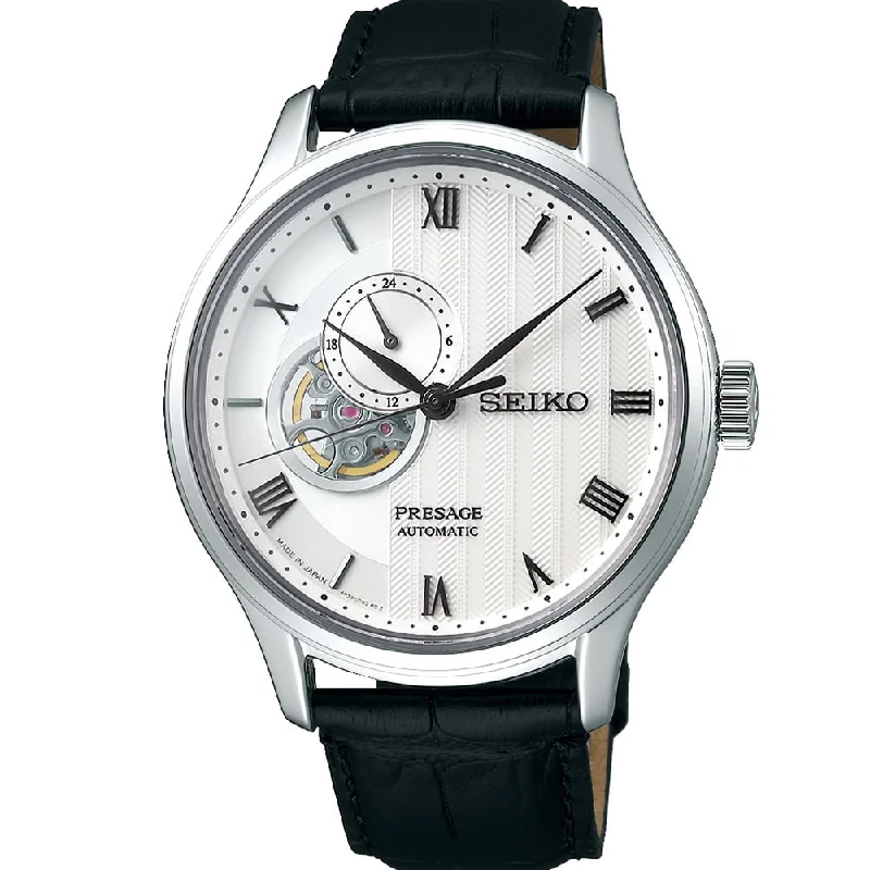 sport watches for men with step counter and fitness functions-Seiko Presage SSA379J Zen Garden