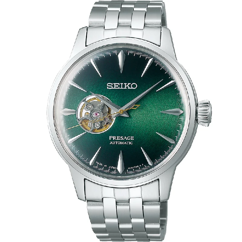 smartwatches for men with fitness and lifestyle applications-Seiko Presage SSA441J Automatic