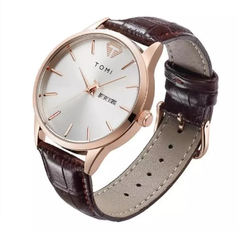 Brown Strap Golden Case